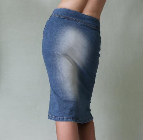 Džínová sukně vero moda, s-36, vero moda,s