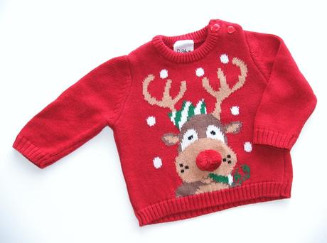M301 vánoční svetřík vel. 62, zn. baby, 62