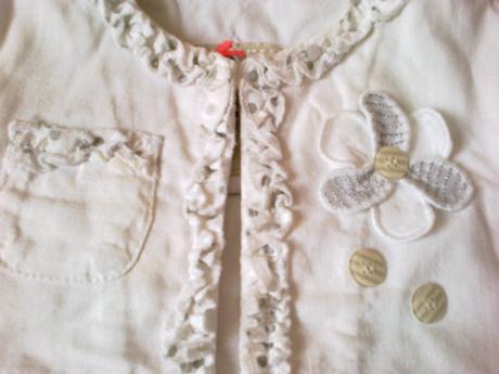 Holčičí bílý kabátek zn.next, vel.98, next,98