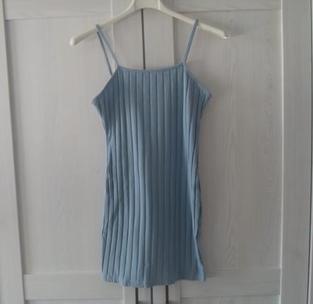 Modré mini šaty, 152