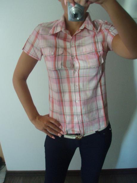 Košile s roll-up rukávy, h&m,36