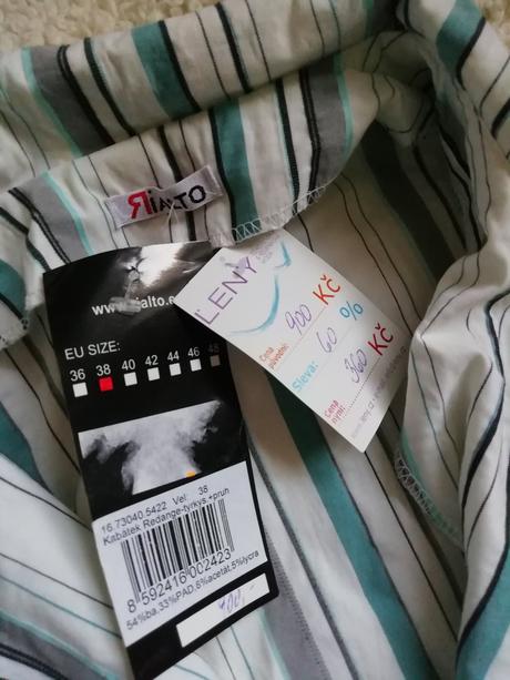 Těhotenská košile, velikost 38, 38