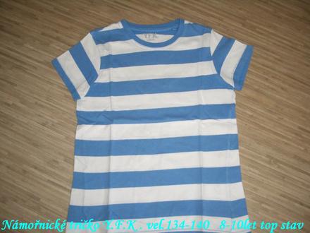 Námořnické tričko vel.134-140, 134