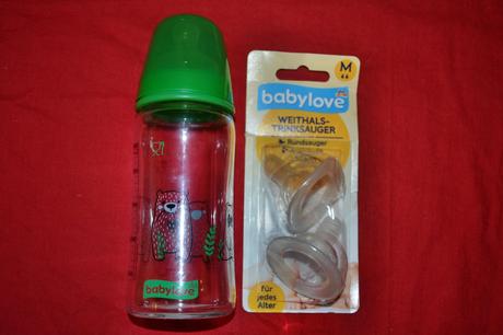 Skleněná kojenecká láhev +, babylove