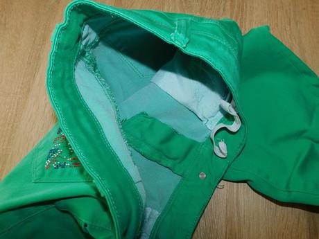 Dívčí elastické kalhoty, 164