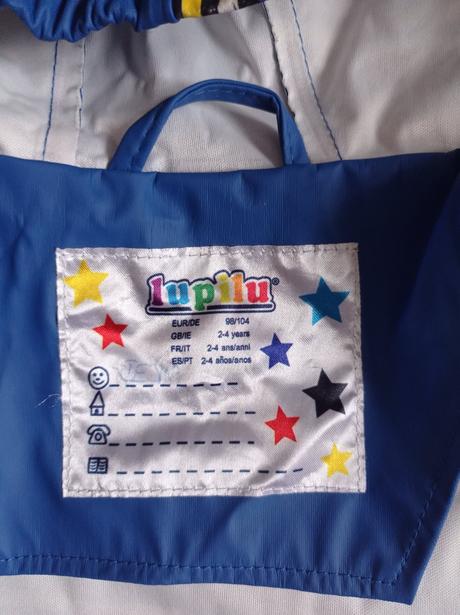 Bunda nepromokavá lupilu 98/104 - slabá, lupilu,104