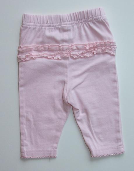 J759 růžové legíny s volány vel. 62, george,62