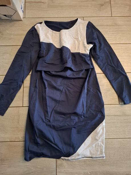 Nový těhotenský i kojící šaty, m