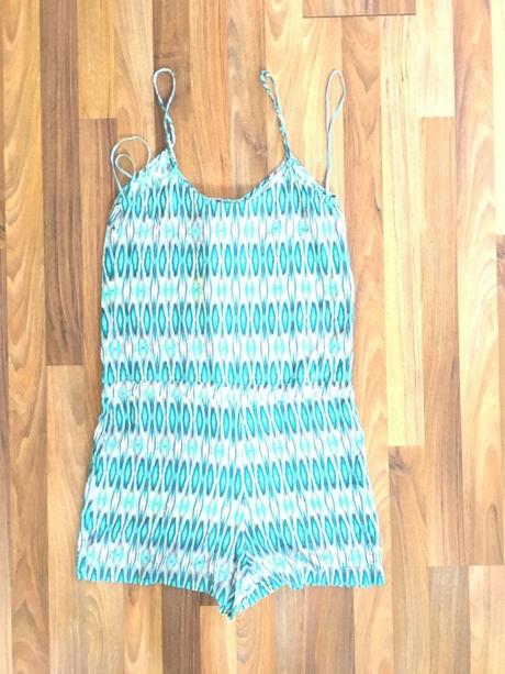 Modrý kraťáskový overal, vel m/l, ms, l