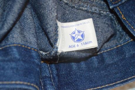 116 džínová bavlněná bunda, 116