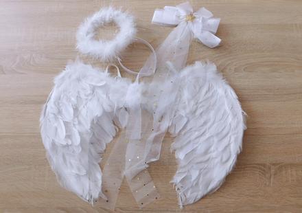 Kostým -andělská křídla, 