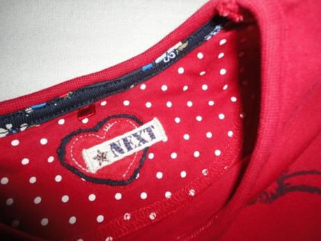 Jako nové triko next s holkou, vel. 86/92, next,86