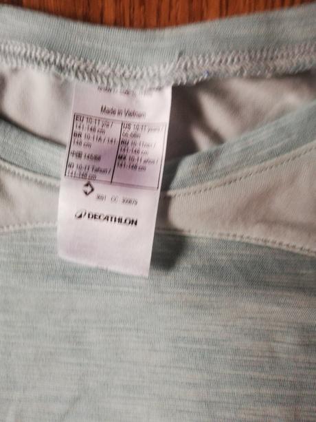 Tričko dívčí sportovní, vel. 146., decathlon,146