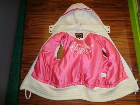 Bílá teplá zimní vesta l/xl, l