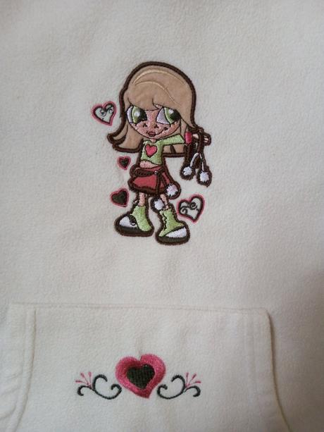 Flauš mikina zn."girl2girl" vel."116", girl2girl,116