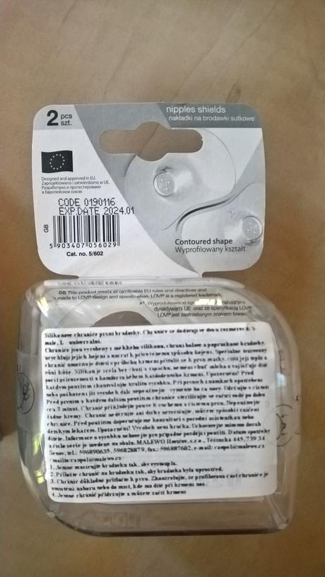 Kloboučky / silikonové chrániče bradavek vel. s,