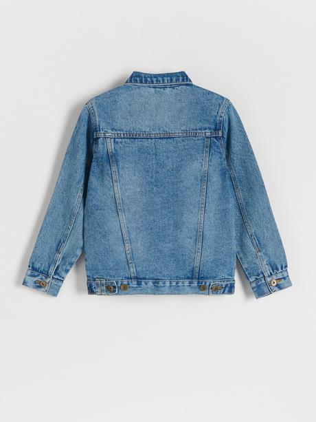 Klučičí džínová bunda světlá riflová vel. 152, reserved,152