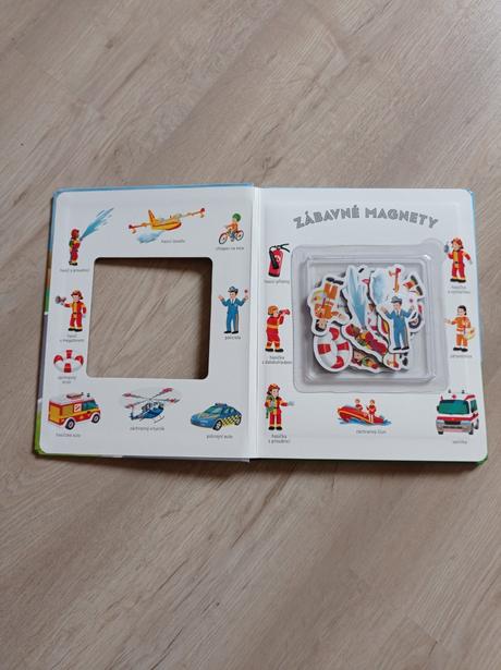 Knížky "zábavné magnety", 