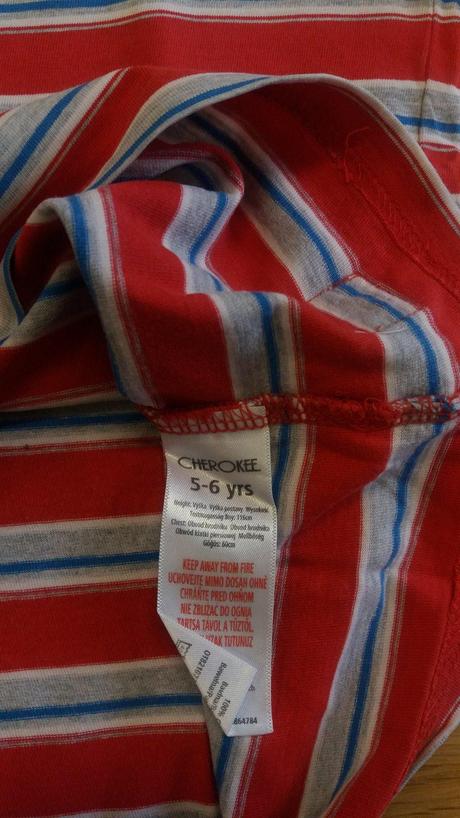 Proužkované tričko, cherokee,116
