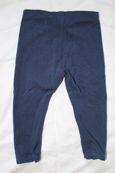 Op326. modré legíny 6-9 měs., next,74