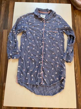 Košile / pyžamový kabátek s koníky, vel xxs/xs, lo, xs