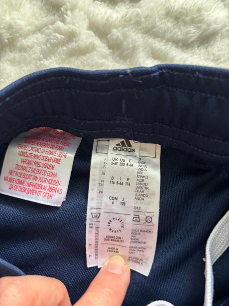 K3/ tepláky sportovní - v.5/6 let, adidas,116