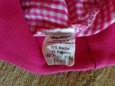 Letní bavlněná čepička, vel. 56, 56