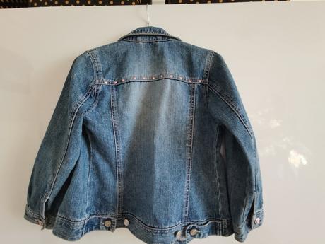 Džínová bunda džínska dívčí džínová bunda vel. 116, 110