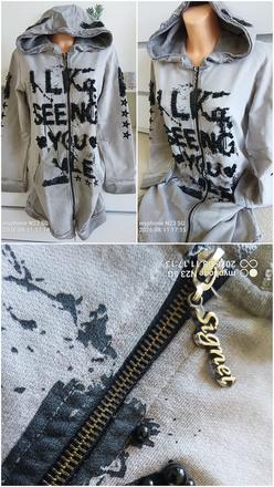Mikina delší zn."signet" vel."m', m