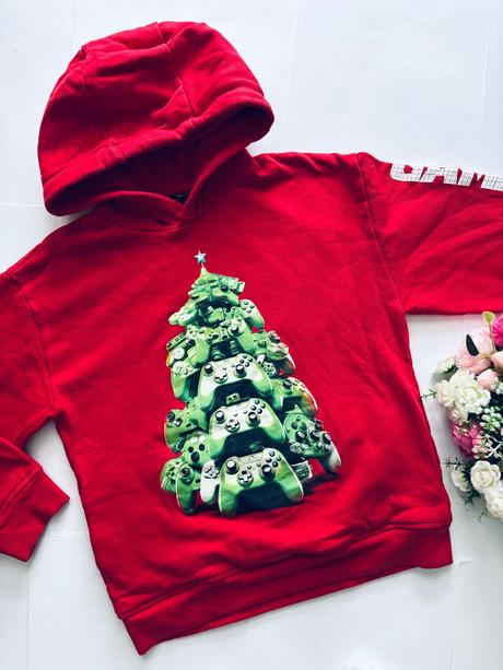 K1/ mikina vánoční zn. next - v.8 let, 128