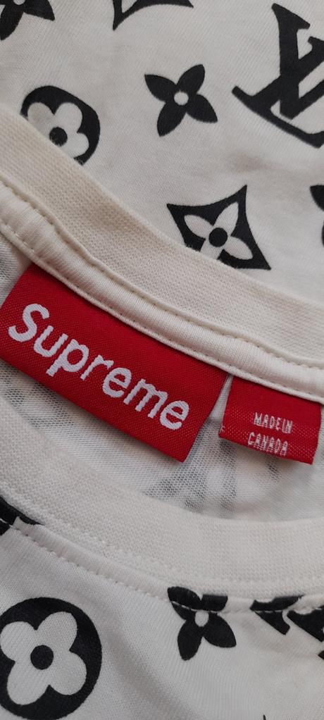 Supreme lv dámské bílé tričko, l