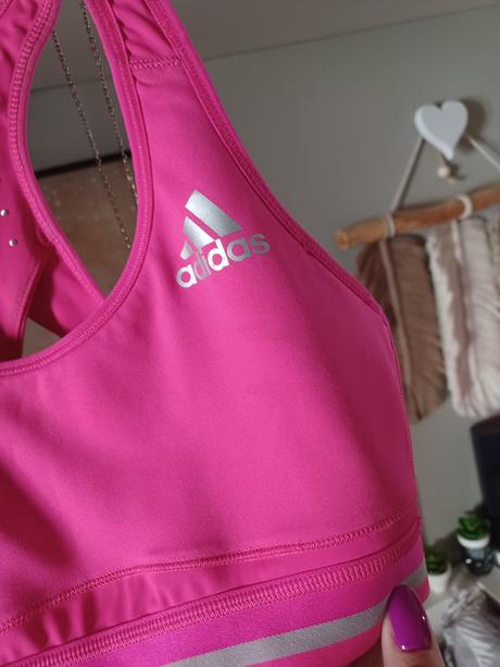 Neon sportovní podprsenka adidas 158/164, adidas,164