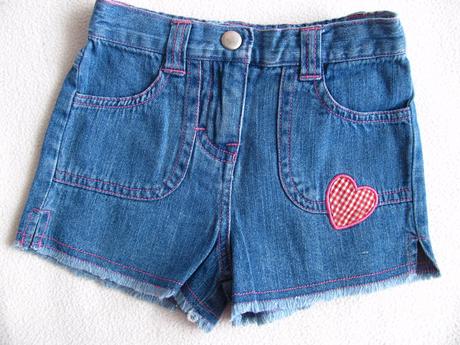 Dívčí kraťasy z tenké džínoviny, 86