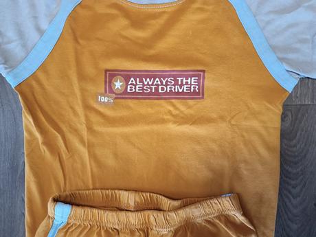 Chlapecké pyžamo, vel.128, vždy nejlepší řidič, 128