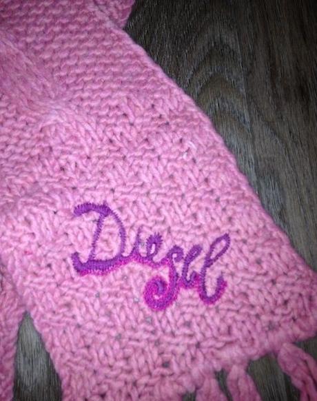 Růžová šála diesel, diesel,158