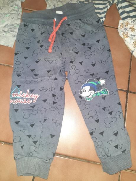 Klučičí tepláky mickey, disney, obrázky vel. 80, disney,80