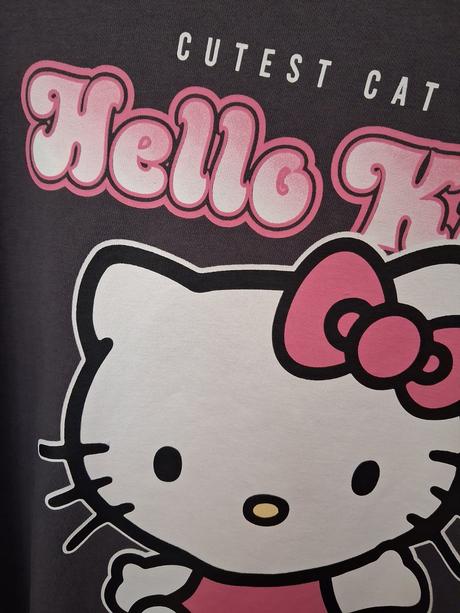 Teplejší mikina hello kitty vel. l, hello kitty,l