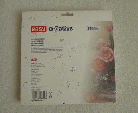 Akrylové barvy 12 ml 24 ks, 