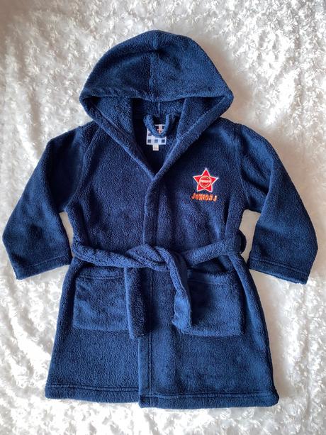 Modrý chlupatkový župan debenhams, debenhams,98