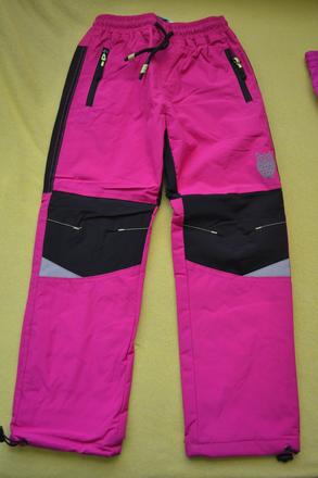 Oteplené kalhoty  zimní v.128, 128