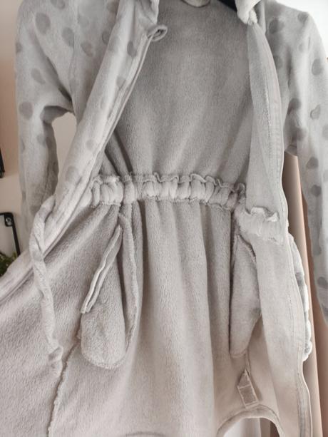 Plyšový župan na zip, domácí kabátek 146/152, pepco,152