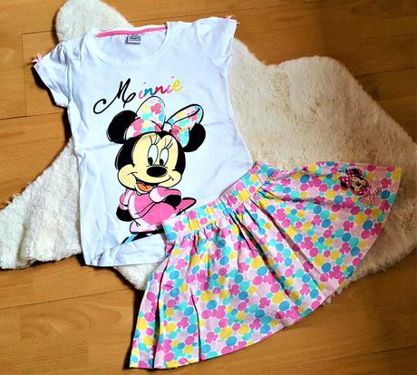 Set trička a sukýnka minnie top stav, disney,140
