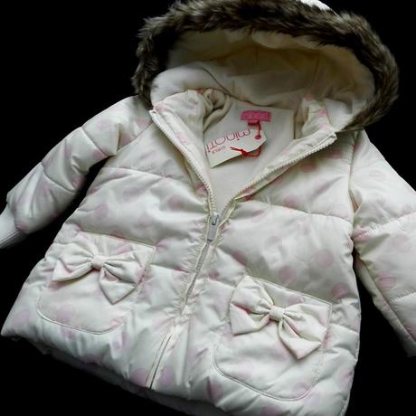 Dětská zimní bunda, krémová, minoti, minoti,80