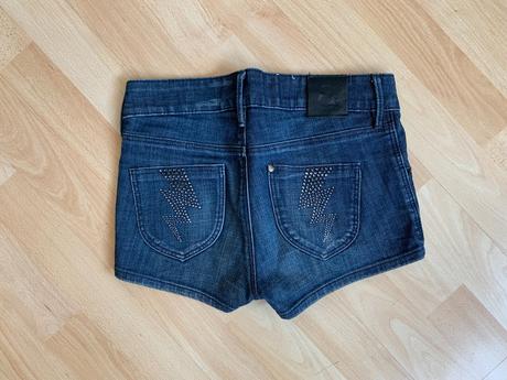 Džínové kraťasy & šortky h&m vel. 152, h&m,152