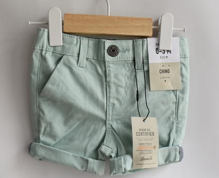 Kraťasy vel. 0 - 3 m, denim co,62