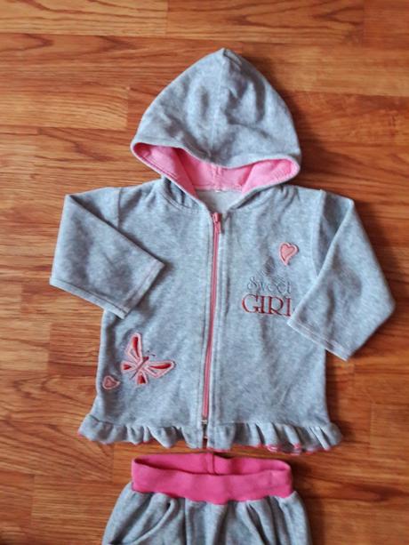 Sametová tepláková souprava vel.80, 80