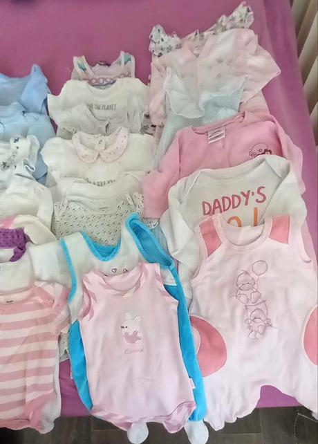 Balíček obleční holka vel.cca 56-68, 50–62