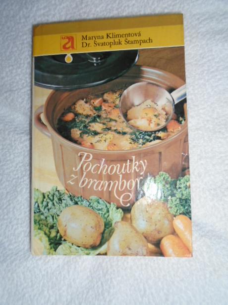 Kniha vaření pochoutky z brambor retro,