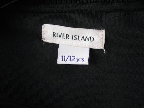 Černá elastická jarní bunda na zip, river island,152