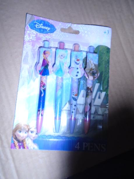 Frozen 4 ks tužka propiska ledové elsa anna,